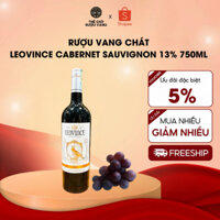 Rượu vang chát Leovince cabernet sauvignon 14% 750ml chính hãng