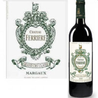 Rượu vang Chateau Ferriere Margaux niên vụ 2011 chai 750 ml x 6 chai với nồng độ 13%vol