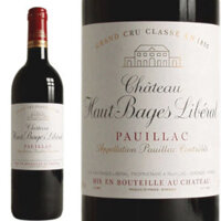 Rượu vang Chateau Haut Bages Liberal Grand Cru Classe 2015-2016 750ml x 6 chai độ 13%vol