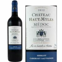 Rượu vang Chateau Haut Myles Cru Bourgeois Médoc 750ml x 6 chai nhập khẩu nguyên thùng từ Pháp