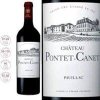 Rượu vang Chateau Pontet – Canet niên vụ 2006- 2010- 2012 chai 750ml nhập khẩu