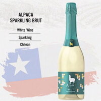 Rượu vang Chile Alpaca Sparkling Brut 12% vol Chai 750ml