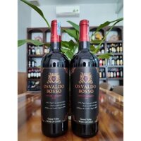 Rượu vang Chile Osvaldo Bosso 750ml nhập khẩu (nhãn đen)