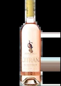 Rượu vang Citran Bordeaux Rosé 12% vol chai 750 ml