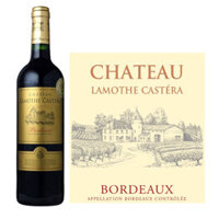 Rượu vang đỏ Chateau Lamothe Castera 13% chai 750ml x 6 chai nhập khẩu nguyên thùng từ Pháp