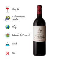 Rượu vang đỏ Château Pavillon de Beauregard Lalande-de-Pomerol 750ml