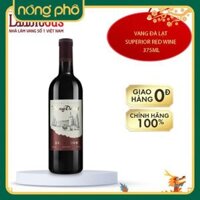 Rượu vang đỏ Đà Lạt Superior Red Wine 375 ml