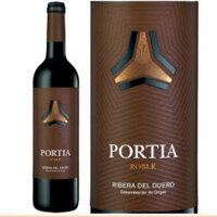 Rượu vang đỏ Tây Ban Nha Portia Roble 14% vol chai 750ml x 6 chai nhập khẩu nguyên thùng