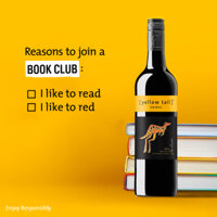 Rượu vang đỏ [yellow tail] Shiraz, độ cồn13.5 %, Vang Úc nhập khẩu chính hãng/ Australian wine