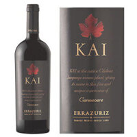 Rượu vang Errazuriz KAI Carmenere 13.5% vol chai 750ml x 6 chai nhập khẩu từ Chile nguyên thùng