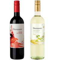 Rượu vang Estate Danzante Pinot Grigio và Tuscan Red Blend chai 750ml x 6 chai với 12,5%vol nhập khẩu Ý nguyên thùng