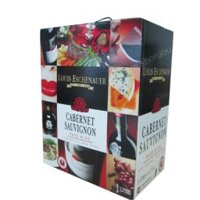 Rượu vang hộp Louis Eschenauer Cabernet 3lít Pháp rượu vang môi Pháp nhập khẩu nguyên thùng x 4 bịch thùng