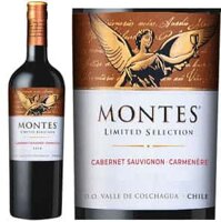 Rượu Vang Montes Limited Selection Cabernet Sauvignon Carmenere 14% vol 750ml x 6 chai nhập khẩu từ Chile