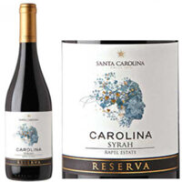 Rượu vang Santa Carolina Reserva Syrah Rapel Valley 13.5% vol 750ml x 6 chai nhập khẩu từ chile nguyên thùng