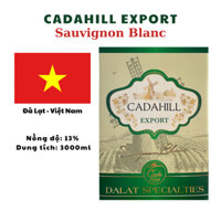 Rượu Vang Trắng Cadahill Export Sauvignon Blanc - Vang Đà Lạt - The Best Wine