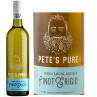 Rượu vang trắng Úc Pete’s Pure Pinot Grigio 12% vol chai 750ml