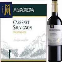 Rượu vang Ý Mezzacorona Cabernet Sauvignon 13% vol chai 750 ml x 6 nhập khẩu nguyên thùng