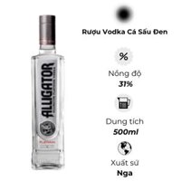 Rượu Vodka Cá Sấu Đen 31% 500ml