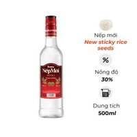 Rượu Vodka Nếp Mới Halico 500ml