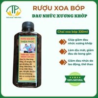 Rượu xoa bóp Thiện Phúc - Dầu xoa bóp xương khớp, rượu thuốc xoa bóp - Chai 330ml