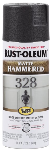 Rust-Oleum 300607-6 PK Stops Rust Spray Paint, 6 Pack, Matte Black, 36 Fl Oz
