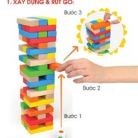 Rút gỗ màu 54 thanh