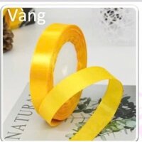 Ruy băng lụa 2cm cuộn 22m làm hoa, nơ, gói quà (20 cuộn)