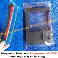 Ruy băng máy chấm công Kingspower KP-670A - Phim mực máy chấm công