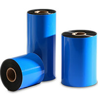 Ruy băng mực WAX - 110x300 dùng cho máy in mã vạch tem nhãn