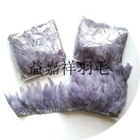 Ruy băng vải lông gà trống, quần áo lông vũ màu sắc, ren