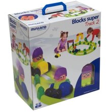 Bộ xếp hình đường đua tốc độ Miniland 32345