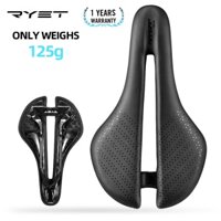 Ryet Full Carbon Xe Đạp Yên Siêu Nhẹ MTB Đua PU Yên Xe 125g Đường Đen Đệm Ghế Xe Đạp Phụ Kiện Đi Xe Đạp