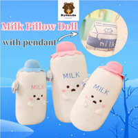 Rytanda Mới Bình Sữa Đồ Chơi Sang Trọng 50 / 65cm Lớn Mềm Sang Trọng Gối Bình Sữa Dễ Thương Búp Bê Nhồi Bông Cho Bé Gái Gối Sữa Ngộ nghĩnh Có Mặt Dây Chuyền Quà Tặng Bạn Gái