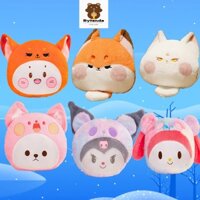Rytanda Thỏ búp bê Teddy Bear Plush Toy Fox nhồi bông đồ chơi thỏ dễ thương Fox tay ấm gối cho trẻ em quà sinh nhật Giáng sinh