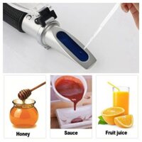 RZ117 Máy đo độ ngọt Brix cầm tay, độ tập trung cao, dùng cho mật ong, đường, phạm vi 0-90%