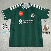 [S-2xl / QUẠT] 25-26 Liverpool Sân khách thứ hai Bóng Xanh Lá Áo sơ mi, tên và số tùy chỉnh