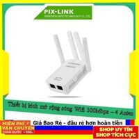S Rẻ Bộ kích sóng Pix Link 4 ăng ten (Wifi repeater/Router/AP)