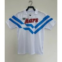 [s-Xl] 87-88 napoli Sân Khách Áo Thể Thao Sân Khách retro Chất Lượng Cao