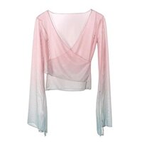 [S-xl] Trang phục Yoga Kejoy, áo sơ mi, tay dài, thể dục thể thao, dáng rộng phong cách mới dành cho nữ ZPD-A005