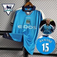 S-xxl 1999-2001 Retro Manchester City Haaland Áo Sơ Mi Footbal