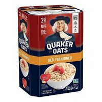 S01-B Hạt yến mạch QUAKER OATS 4.52kg 2 túi #VIỀN CAM