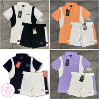 (S01)Set áo quần tennis, đánh bóng, golf thể thao nữ phối viền - cực sang trọng