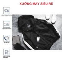 [S02] Áo khoác nam dù 2 lớp "Always me" phối 3 sọc tay có nón hàng chuẩn shop - M176