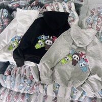 [S03] Áo khoác nữ hoodie chui đầu in hình labubu bao đẹp thời trang-A2218
