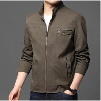 [S06] Áo khoác kaki cho nam phối túi dây kéo ngang siêu hot đẹp-A1093