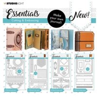 S09 - Khuôn cắt giấy Kim Loại Bộ làm sổ tay Die Cut Carbon - Bullet Junk Journal Scrapbook SIZE LỚN ZEN HANDMADE