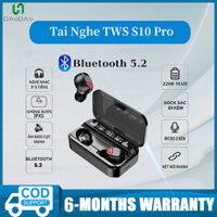 S10 Pro V5.2 Tai nghe Bluetooth Vân tay Touch Call Hỗ trợ âm thanh vòm