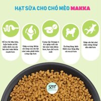 (S11)  Hạt thức ăn cho chó mèo Makka trộn sữa dê tươi nguyên chất (1.5kg) phù hợp mọi loại chó  GSS2801