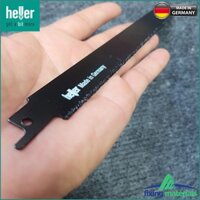 S1130Riff- Lưỡi cưa kiếm HELLER HM  25813 5, răng đính hạt kim li ti (Cắt thép ống đúc, gạch)