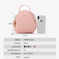 S12 CAN HÀNG MỚI VỀ Balo Nữ Mini thời trang FORVER YOUNG Da Mềm phổ quát Ngăn tiện thể Dụng FY04 1 S12